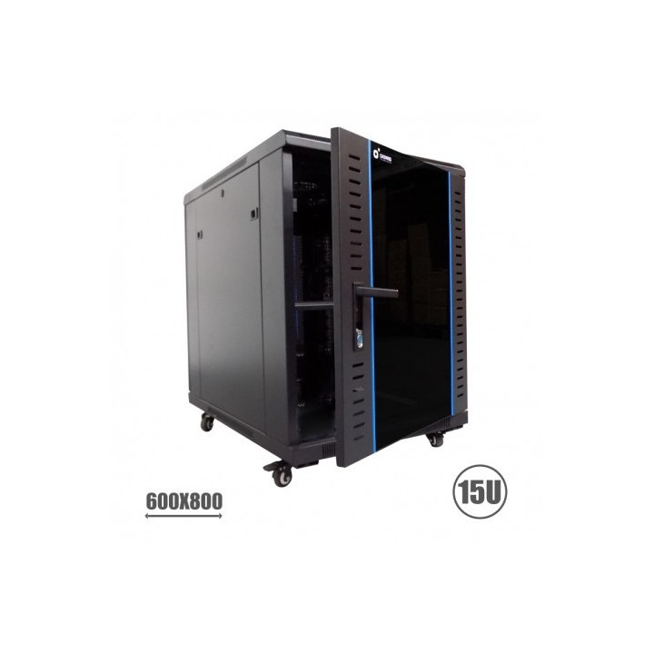 RACK 19" 15U 600X800 PERFORADO CROMAD