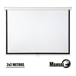 PANTALLA PROYECCION MANUAL 2 X 2MTR CROMAD