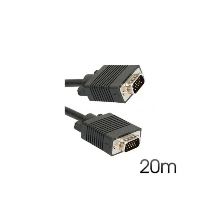 CABLE VGA MACHO-MACHO 20M 15PIN CROMAD