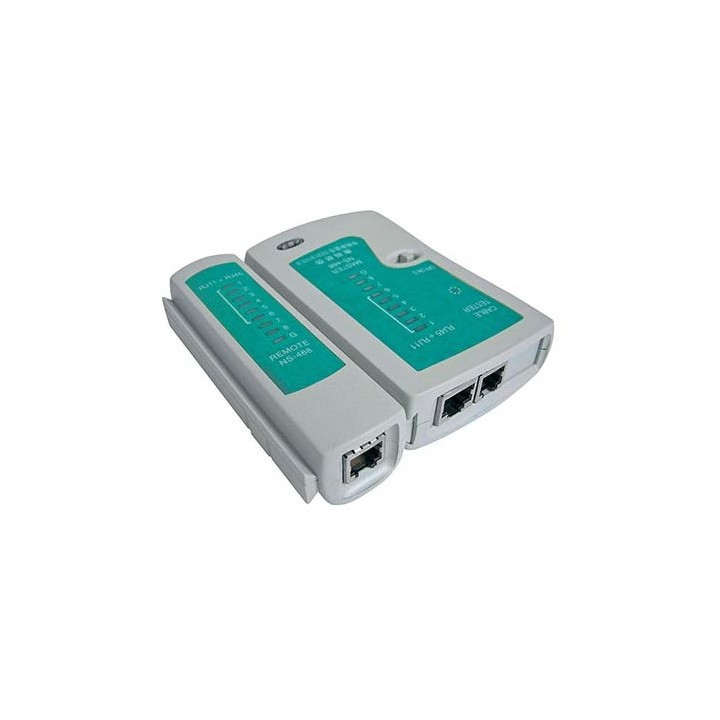 TESTER COMPROBADOR CABLES RJ45/RJ11 CROMAD