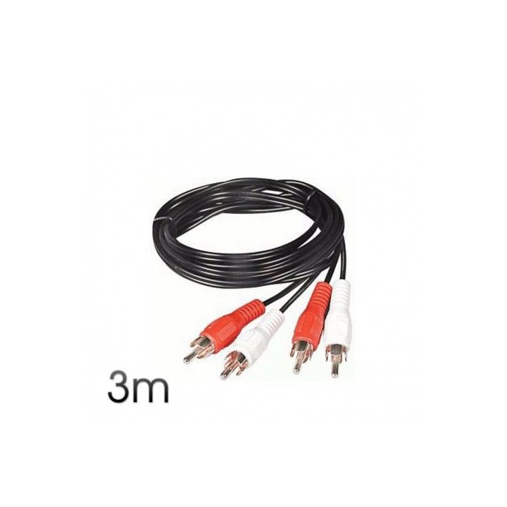 CABLE AUDIO RCA - RCA 3 METROS CROMAD