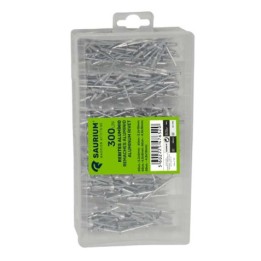 JUEGO 300 PCS REMACHES ALUMINIO SAURIUM