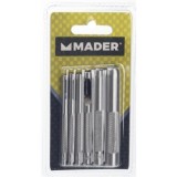 JUEGO 5 PCS SACABOCADOS MADER