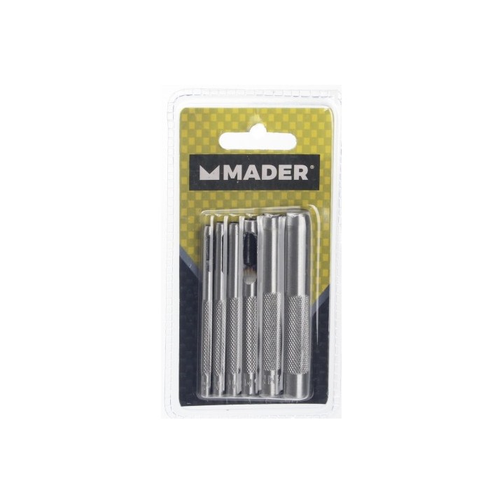 JUEGO 5 PCS SACABOCADOS MADER