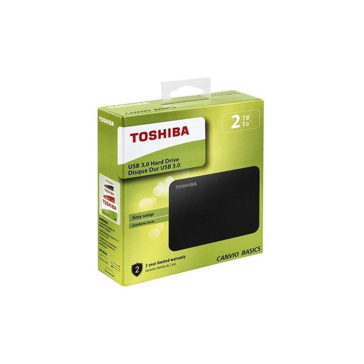 DISCO DURO EXTERNO 2TB 2.5" USB 3.0 CANVIO BASICS TOSHIBA