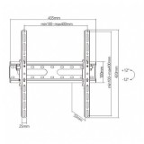 SOPORTE DE PARED TV LED LCD 32"-55" CROMAD