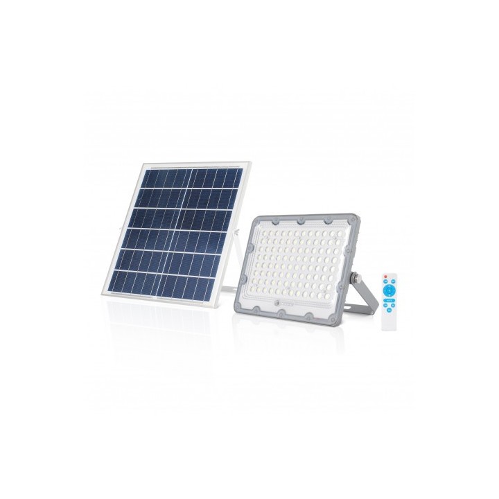 FOCO LED SOLAR 50W 1440LM + CONTROL REMOTO ELBAT