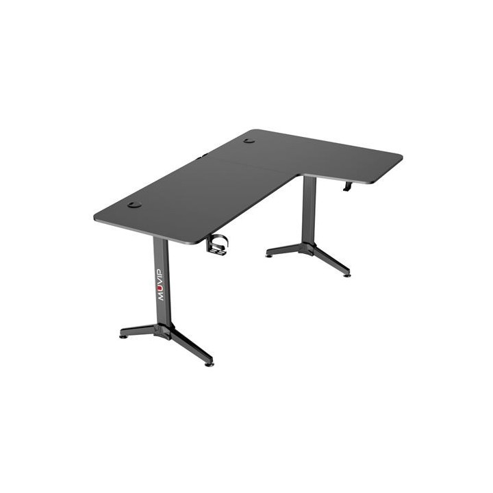 MESA GAMING PRO1300 FIBRA CARBONO | L DERECHA | ALFOMBRILLA 80X30CM | MUVIP