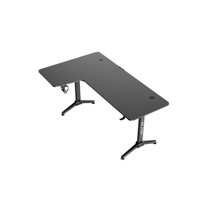 MESA GAMING PRO1300 FIBRA CARBONO | L IZQUIERDA | ALFOMBRILLA 80X30CM | MUV