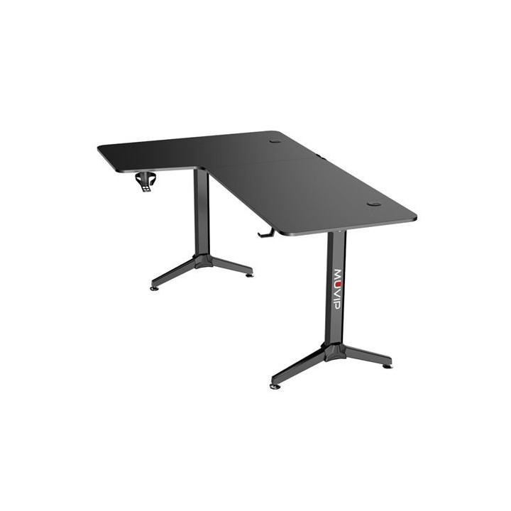 MESA GAMING PRO1300 FIBRA CARBONO | L IZQUIERDA | ALFOMBRILLA 80X30CM | MUV