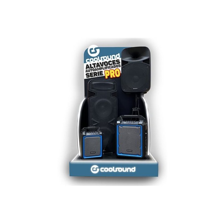 EXPOSITOR SERIE PROFESIONAL COOLSOUND CON ILUMINACION LED