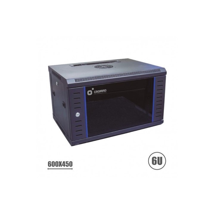REACONDICIONADO RACK 19" 6U 600X450 SERIE BLUE CROMAD