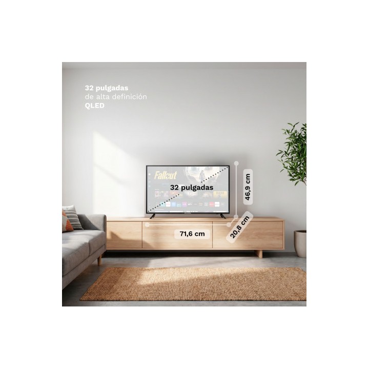 TELEVISOR SMART TV 32" QLED TIZEN OS QLED-G326TZ  GRUNKEL