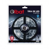 TIRA DE LED 12V 5 METROS LUZ FRIA ELBAT