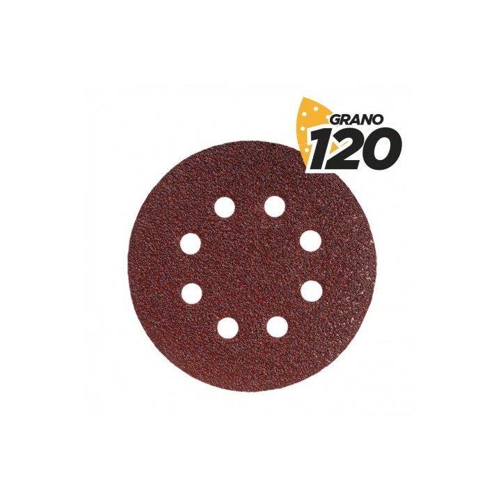 PACK 10 LIJAS CIRCULARES 125MM GRANO 120 PARA BL0136 BLIM