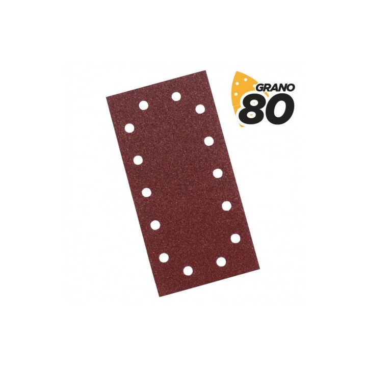 PACK 10 LIJAS RECTANGULARES GRANO 80 PARA BL0123, BL0422 BLIM