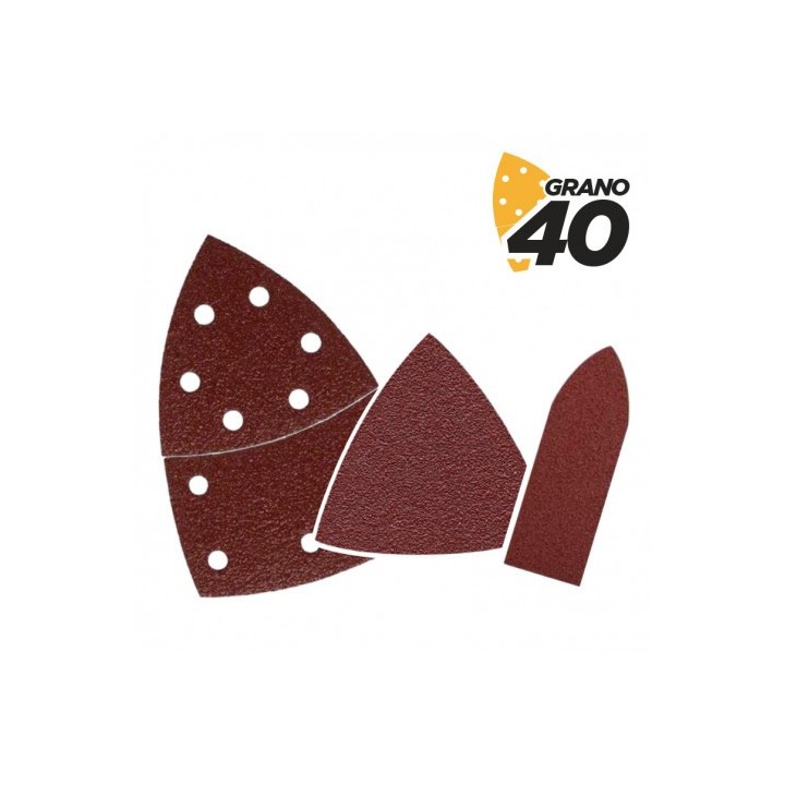 SET DE 9 LIJAS GRANO 40 PARA LIJADORA BL0137