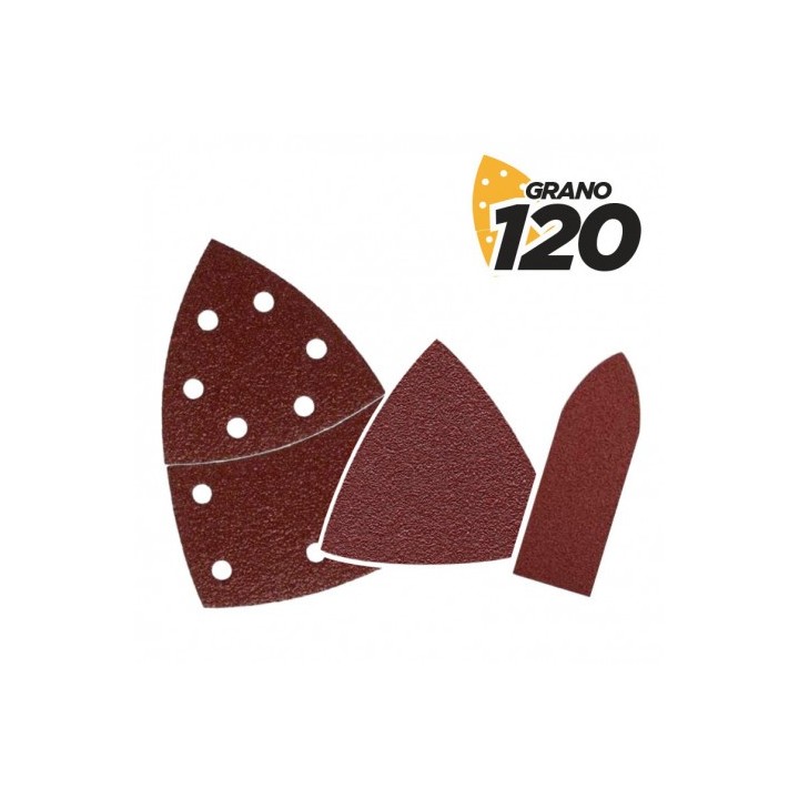 SET DE 9 LIJAS GRANO 120 PARA LIJADORA BL0137