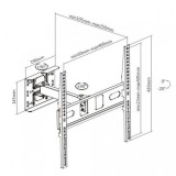 REACONDICIONADO SOPORTE CON BRAZO TV LED, LCD 32"-55" CROMAD