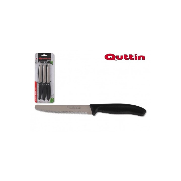 SET 6 CUCHILLOS MESA DE SIERRA 11CM QUTTIN