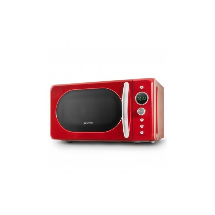 MICROONDAS VINTAGE ROJO 700W. GRUNKEL