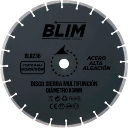 DISCO CORTE HORMIGON PARA SIERRAS MULTIFUNCION 85MM. BLIM