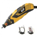 MINI HERRAMIENTA MULTIUSOS + EJE FLEXIBLE 180W 40PCS BLIM