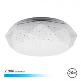APLIQUE LED TECHO 20W 2000LM LUZ FRIA SERIE NEPTUNO ELBAT