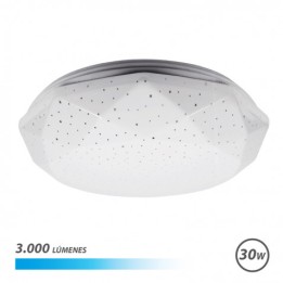 APLIQUE LED TECHO 30W 3000LM LUZ FRIA SERIE NEPTUNO ELBAT