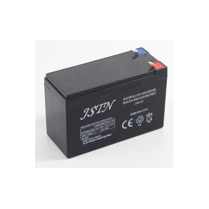 BATERIA PARA SULFATADORA DE BATERIA 12V 8A MADER