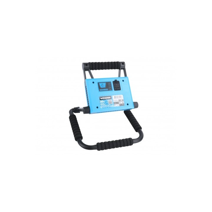 FOCO LED BATERÍA 20W CON SOPORTE PLEGABLE MADER