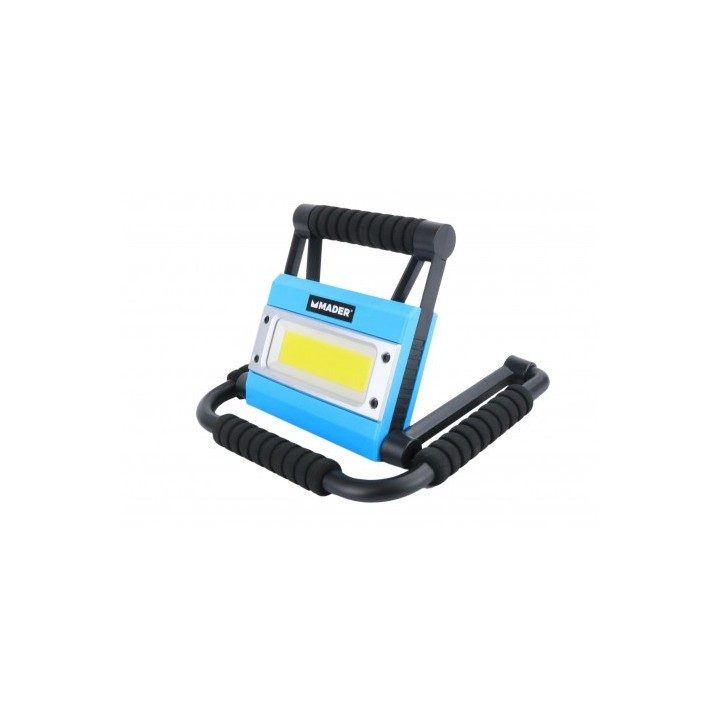 FOCO LED BATERÍA 20W CON SOPORTE PLEGABLE MADER