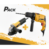 PACK TALADRO 500W + RADIAL 115-125MM 800W BLIM