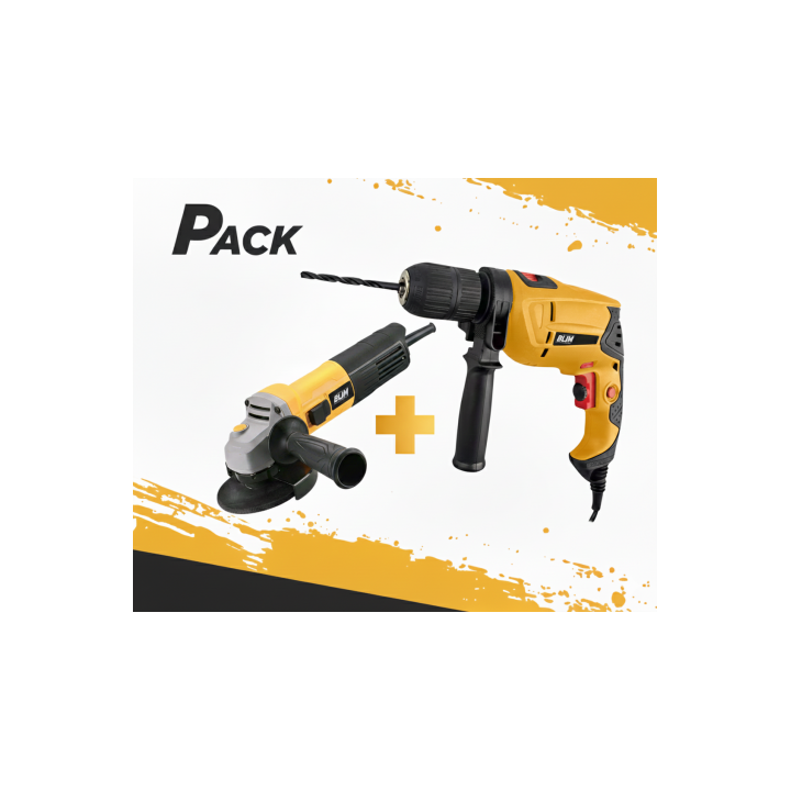 PACK TALADRO 500W + RADIAL 115-125MM 800W BLIM