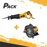PACK SIERRA CIRCULAR 2200W 235MM + SIERRA SABLE 900W AJUSTE HOJA BLIM